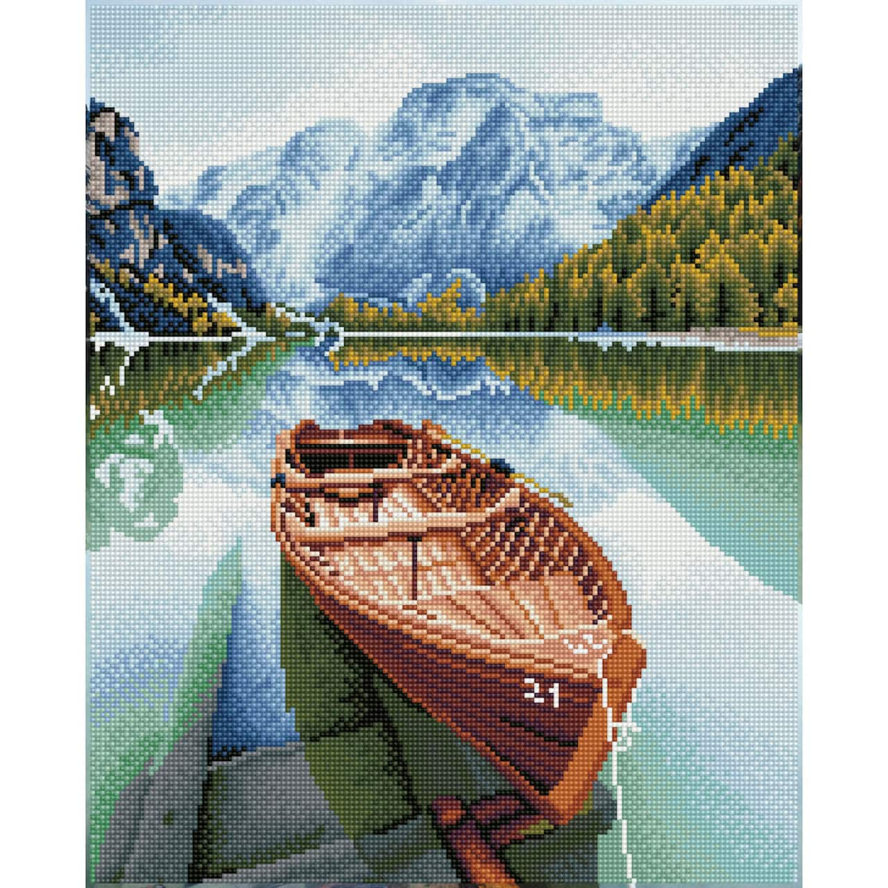 Diamond Dotz&#xAE; Intermediate Level Fjord Travel Diamond Painting Kit